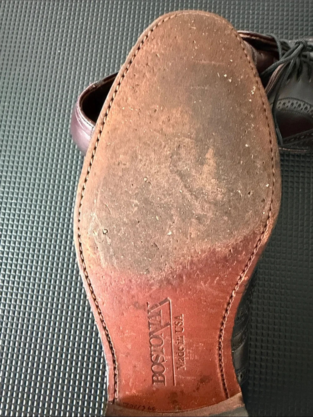 Bostonian Foot Saver Burgundy Leather Wingtip Oxfords Men’s 7.5